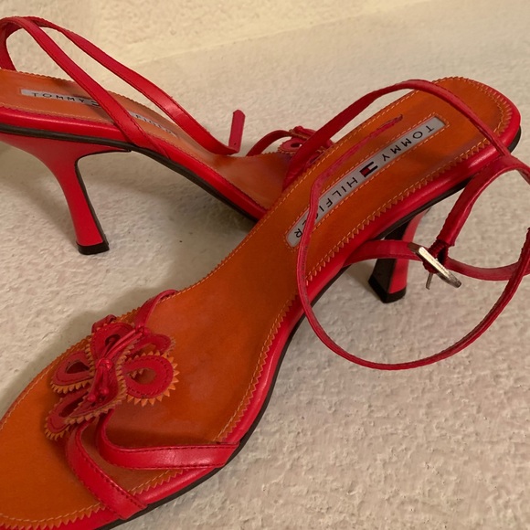 tommy hilfiger red heels